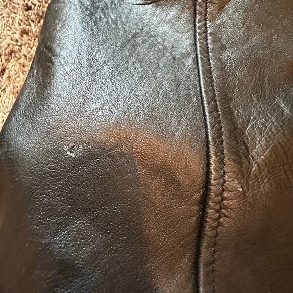 KATIANA COUTURE Genuine Leather Jacket Size XL Biker Indie Classic Hipster Chic - Picture 7 of 16